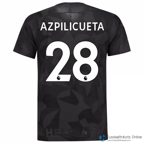 Chelsea Trikot Ausweich Azpilicueta 2017-18 Fussballtrikots Günstig